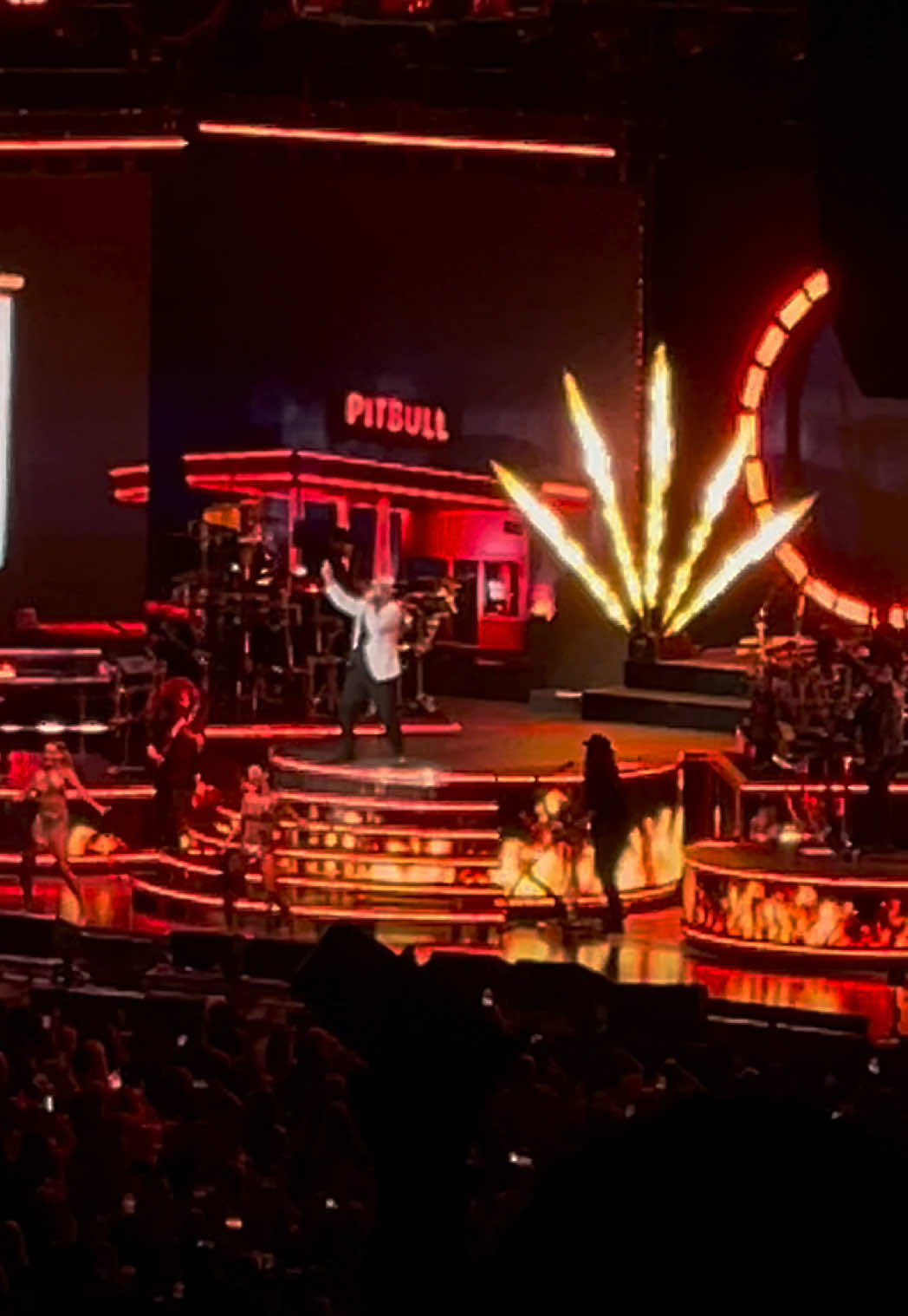 Pitbull aka “Mr Worldwide” performing “Gasolina” at his 