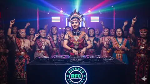 Dj remix sound kalimantan #veo3 #gemini #aivideo #fouryou #djremix 