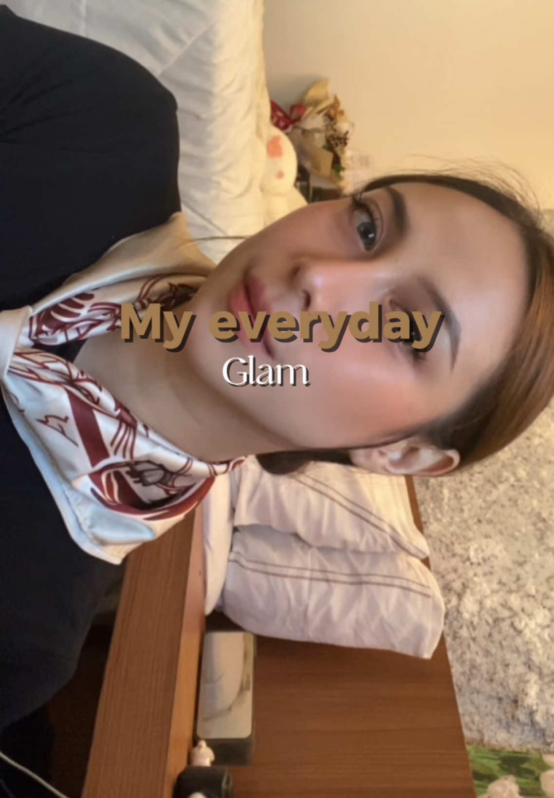 A glam makeup look for everyday wear ✨ #fyppppppppppppppppppppppp #fyp #makeup #glammakeuplook 