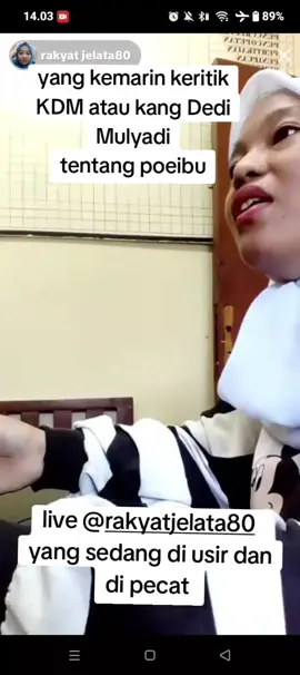 MULUTMU HARIMAUMU JANGAN SALAH GIGIT SALAH GIGIT BISA MASUK BU1.. #KDM  #fyppppppppppppppppppppppp  #VIRAL  #RAKYATJELATA80