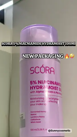SCORA 5% NIACINAMIDE with ALPHA ARBUTIN+PANTHENOL 100ml#scoramoisturizer#scoraniacinamide#scoraalphaarbutin 