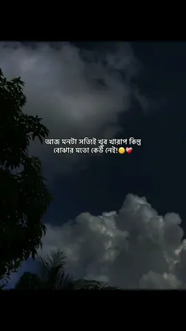 আজ মনটা সত্যিই খুব খারাপ কিন্তু বোঝার মতো কেউ নেই!🙂❤️‍🩹#vairal #yypシ #foryou #omoralwaysonfire @Omor Always On Fire @TikTok @TikTok Bangladesh @#foryou 