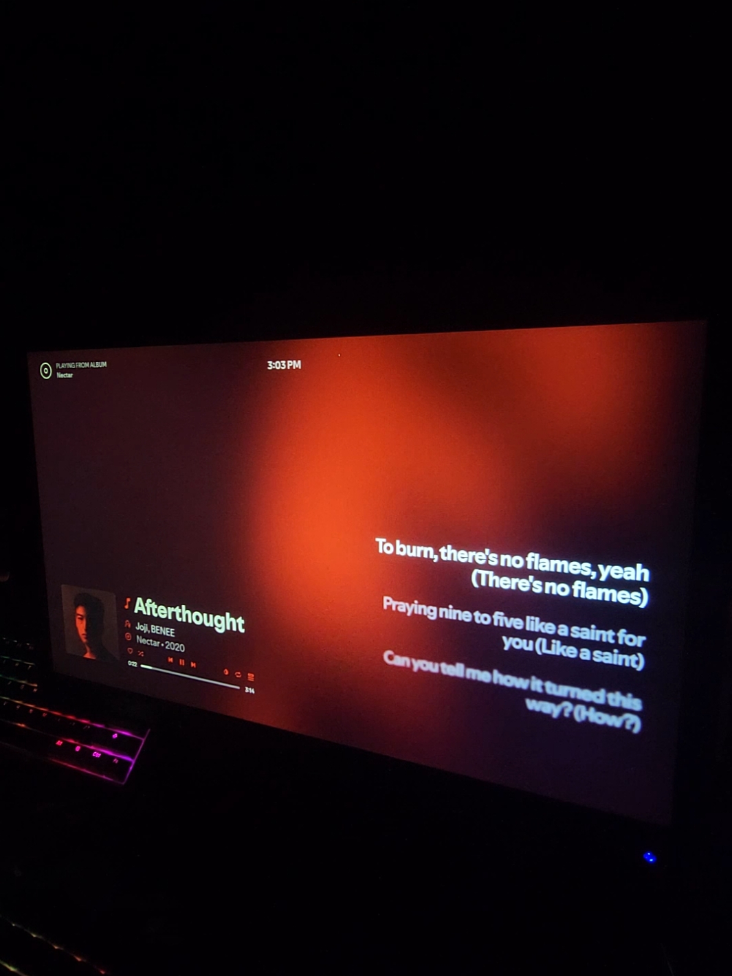 Joji & BENEE - Afterthought ----------------------------------- #lyrics #joji #BENEE #afterthought #nectar 