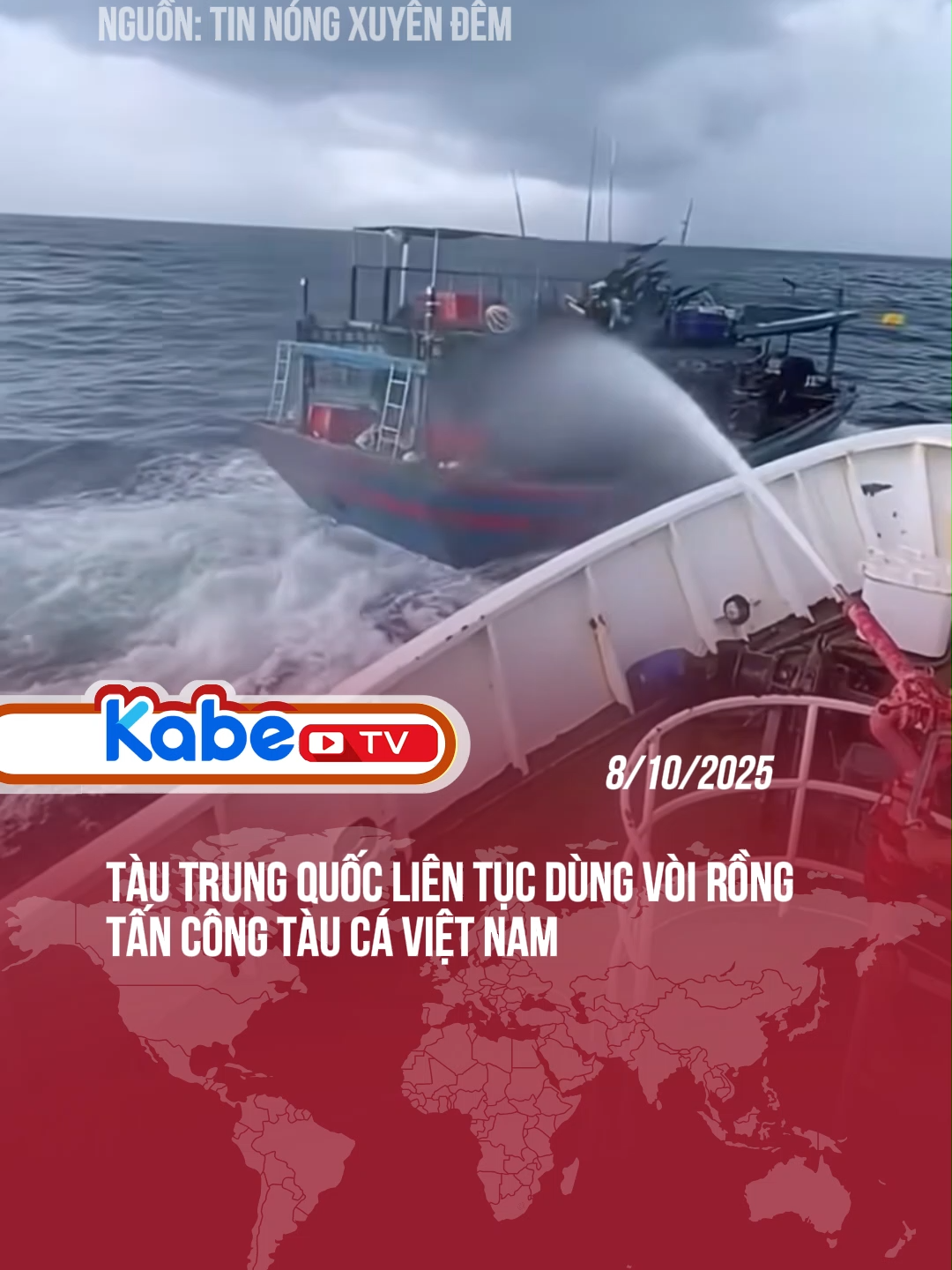 Tàu cá Việt Nam — nhỏ bé giữa sóng lớn vẫn vững tay lái, bám biển, mưu sinh và bảo vệ từng tấc nước thiêng liêng #NgưDânViệtNam #BiểnĐảoViệtNam #HoàngSaTrườngSa #ChủQuyềnBiểnĐảo #KT