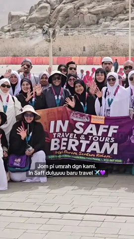 Rindu nak pi umrah lagi. Jom pi umrah korang. Boleh daftar dgn ceq. Agent sah In Saff di sini 🙋🏻‍♀️ #agentinsaff #insafftraveltours #pakejumrah #umrah2025 