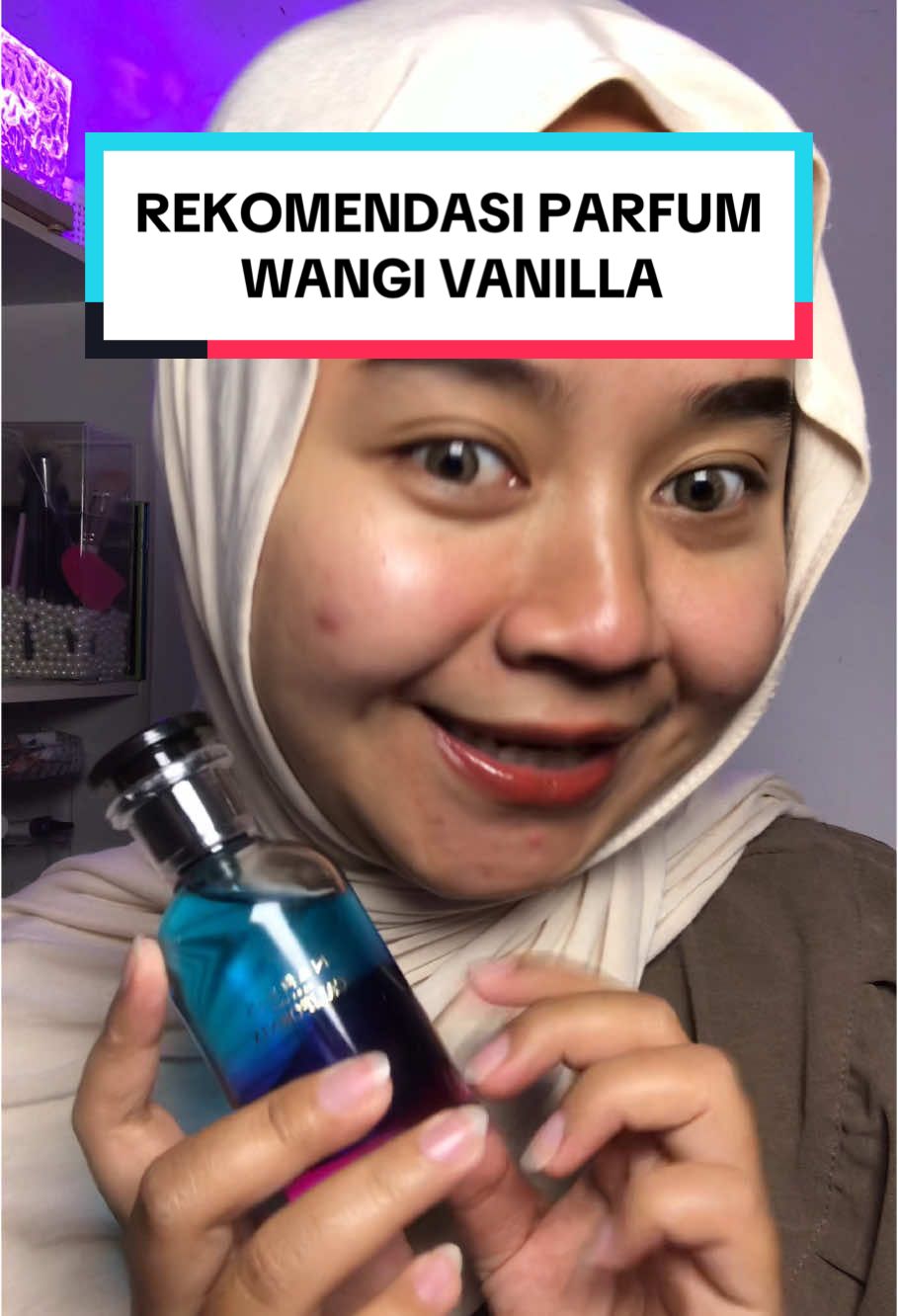 nih parfum wangi vanilla yg enak banget dari @Narsis Official recommended pokonya💗 #narsisparfume #california 