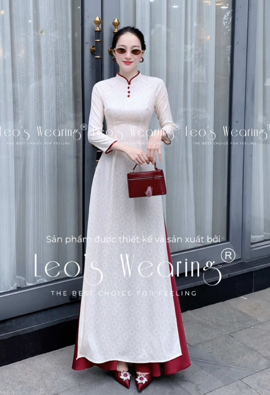 #aodai #aodaithietke #aodaivietnam #aodaicachtan #leoswearingaodai 