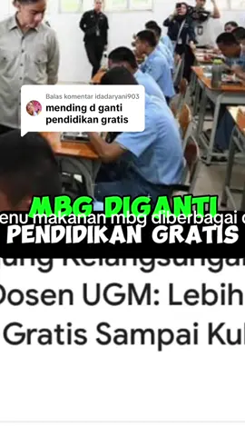 Membalas @idadaryani903  Usulan untuk mengganti program MBG dengan bantuan pendidikan gratis. #makanbergizigratis #mbg #presidenprabowo #indonesia🇮🇩 