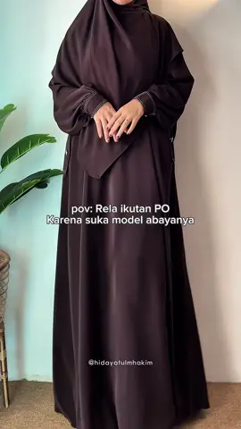 Soalnya yg udah pada beli eh malah ketagihan🤤 #reviewjujur #abaya #abayaantiuv #abayaset #abayaumroh 