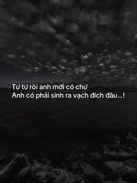Từ từ rồi anh mới có chứ Anh có phải sinh ra vạch đích đâu…! #fyp #tamtrang #sory #sttxahoi #hoanganh29012003 