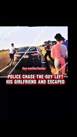 Police Chase Ends As Man Ditches Girlfriend And Escapes #police #cops #bodycam #viral #fyp 