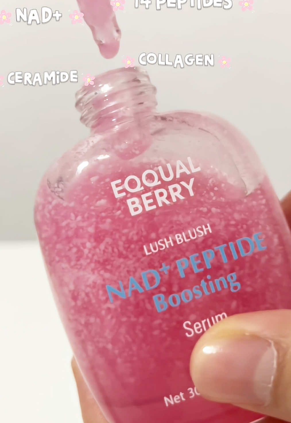 My Skin’s New Obsession💗 @EQQUALBERRY.ASIA NAD+ Peptide Boosting Serum ✨ #NAD #antiagingskincare #eqqualberry #serum #fyp 