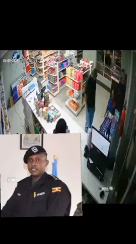 @Uganda Police Force CT officer harassed the supermarket attendant because he wanted to go without paying😢😢😢#fyppppppppppppppppppppppp #trend #chickenchicken #2025 #❤️ 