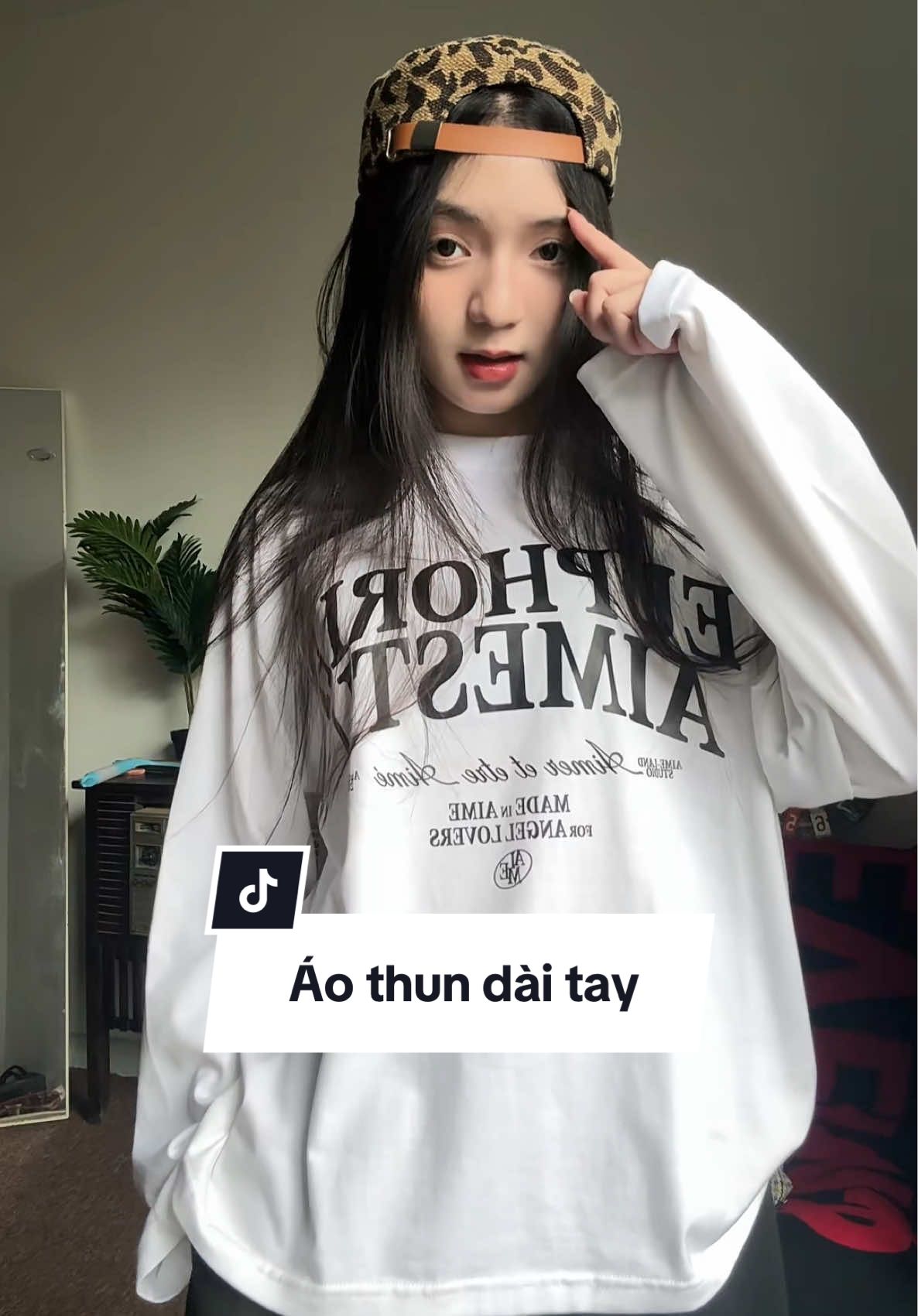 Áo thun dài tay form boxy “with me” ViBeSTU #ao #aothundaitay #vibe #xh #thoitrang 