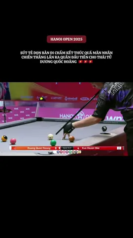 Phần 1626 | Đẳng cấp gọi tên Hoàng Sao#DuongQuocHoang#xuhuong#billiards#Hanoi Open 2025