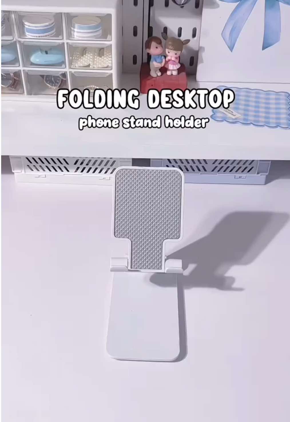 folding desktop phone stand holder #standholder #standholderhp #dudukanhp #foldingdesktop #phonestand 