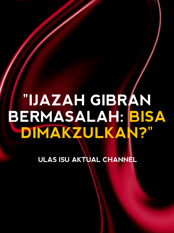 Polemik pendidikan Wakil Presiden Gibran Rakabuming Raka semakin panas. Kesaksian diaspora Indonesia, Ikhsan Katonde, menyebut Gibran hanya sebentar belajar di Insearch Sydney dan tidak melanjutkan ke UTS. Fakta ini berbeda dengan data resmi KPU. Jika benar ada manipulasi dokumen, dampaknya bisa sangat serius: bukan hanya soal kredibilitas pribadi Gibran, tapi juga menyentuh KPU, Jokowi, bahkan stabilitas politik nasional. Lebih jauh lagi, dugaan penipuan dokumen bisa membuka jalan menuju pemakzulan Gibran. Apakah ini awal runtuhnya dinasti politik Jokowi? Ataukah Gibran berani buka bukti otentik dan menutup polemik ini? Tonton analisa lengkapnya di video ini, lalu tulis pendapatmu di kolom komentar. #PemakzulanGibran #IjazahGibran #SkandalPendidikan #DataKPU #KPU2025 