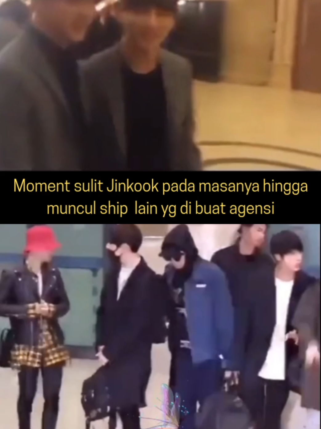 Moment sulit Jinkook pada masanya yg membuat agensi hrs mengcreate ship lain 😔😖
