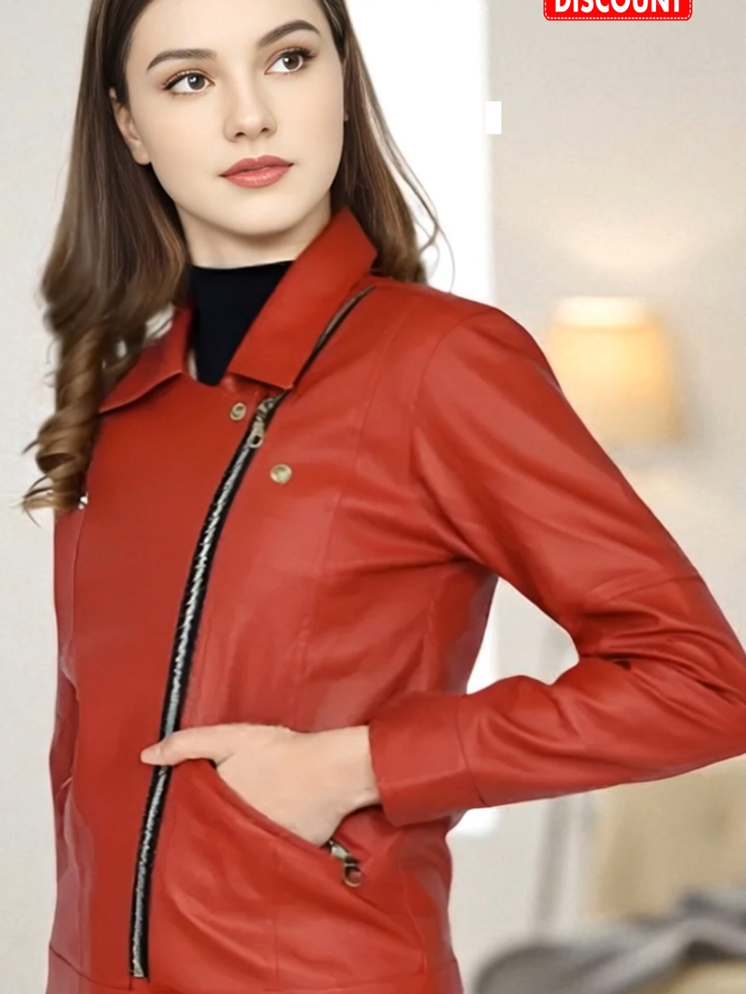 Jaket Kulit Wanita Jesica Elegant  #jaketcewek #jaketwanita #jaketkulit #jaketkulitwanita #jaketkekinian #jaketkeren2025