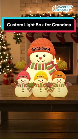 It’s not just décor. It’s a family story that glows. 💡🎁 #pawfecthouse #personalizedgifts #grandma #grandparents #grandkids