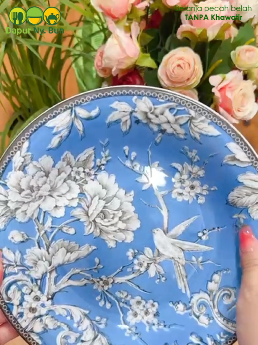 Piring cantik keramik yang lagi viral dan bikin salfok, motifnya nggak ada yang gagal! ✨ #PiringKeramik #DapurEstetik #PeralatanMakan #Tableware #piringcantik 