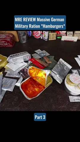 MRE review Massive German Military Ration * Hamburger * #mre #review #massive #german #militarylife 