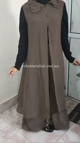 one set kulot 🤎 #setelanouter #onesetkulot #setelanwanita #oneset #bajuwanita 