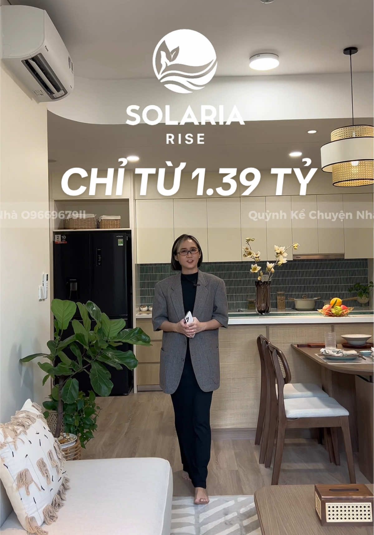 Solaria Rise | Nơi người trẻ có thể sở hữu căn hộ chỉ từ 1,39 tỷ. Góp cả gốc và lãi mỗi tháng chỉ khoảng 8 triệu đồng; Và bởi Solaria Rise được phát triển ngay trong lòng đại đô thị 355ha Water Point, dự án càng trở nên đặc biệt với hệ thống tiện ích hoàn chỉnh. Cùng Quỳnh Kể Chuyện Nhà tìm hiểu chi tiết dự án Solaria Rise ngay dưới video sau nhé  #solariarise #waterpointnamlong #canho #quynhkechuyennha 