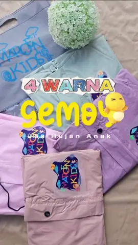 Jas Hujan Anak Ready Warna Gemoy!! Jangan sampai kehabisan CO sekarang. #jashujananak #jashujanmurah #fyp #jashujanwaterproof #jashujanviral 