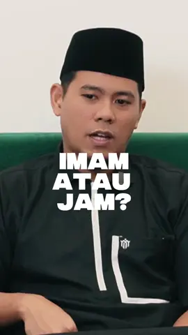 Yang imam jam atau siapa?