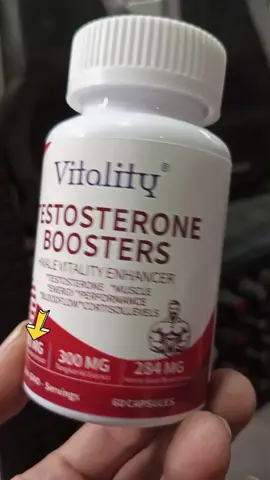 Rasakan energi dan vitalitas maksimal setiap hari! 💪 Vitality Testosterone Boosters bantu tingkatkan stamina, fokus, dan performa agar kamu selalu siap menaklukkan hari! ⚡ #VitalPower #BoostEnergy #PriaAktif #SemangatMaksimal #FypViral