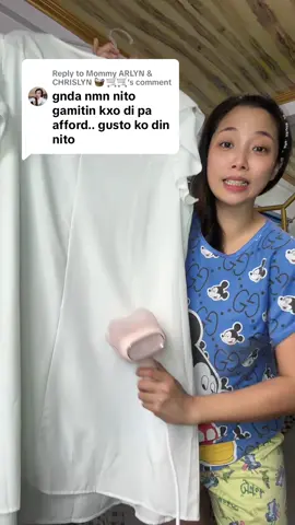Replying to @Mommy ARLYN & CHRISLYN 🧺 🛒🛒 Mabilis nlang matatanggal ang lukot ng damit gamit to HANDHELD IRON STEAMER! naka sale pa sya naun!! 😱 #handheldsteamer #haiersteamer #steamiron #haiersmallappliances #haier 