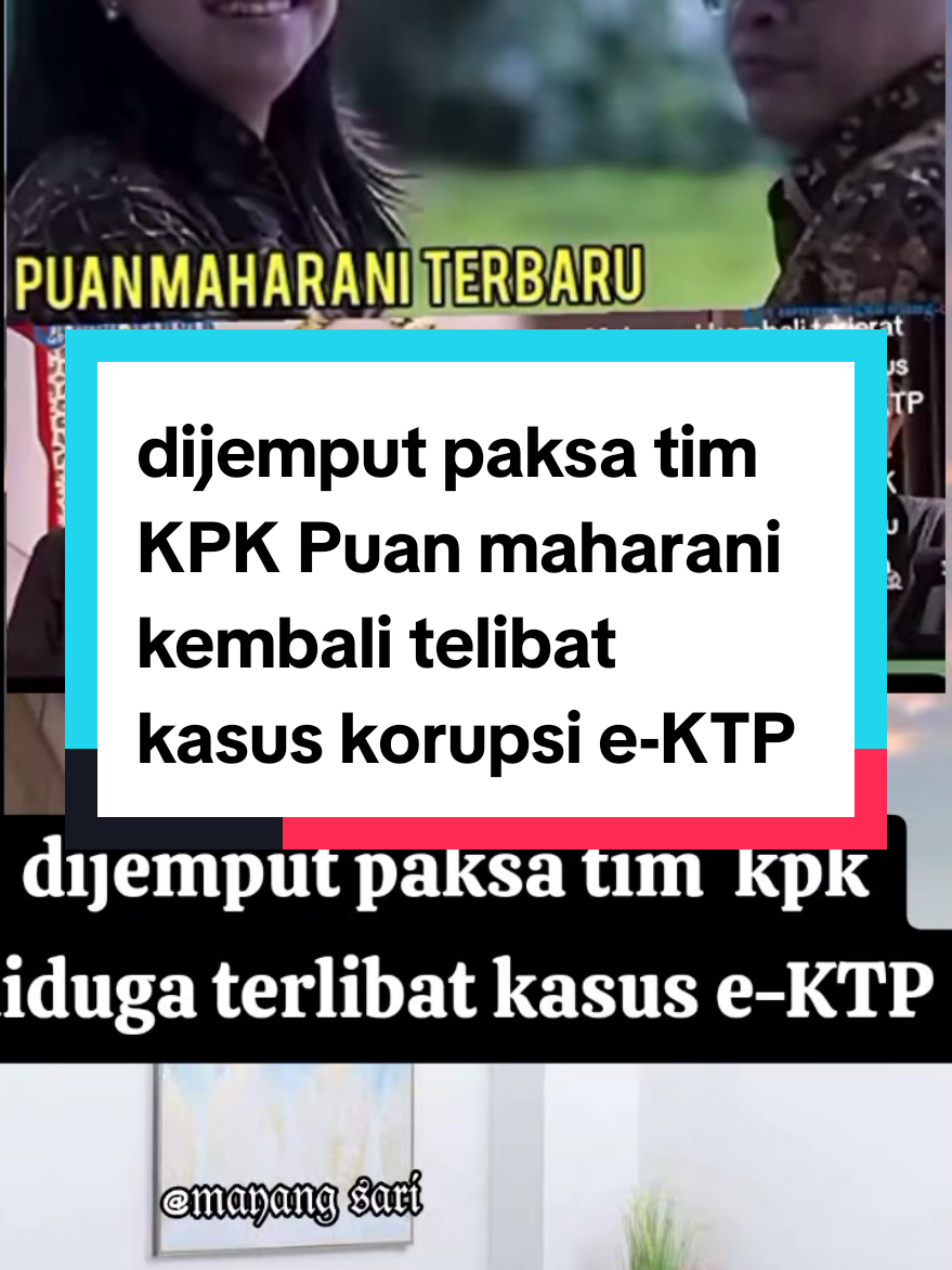 Puan maharani kembali terjerat kasus korupsi e-KTP#berita #videoviral #tiktokpedia #tiktokmotivasi #mayangsari 