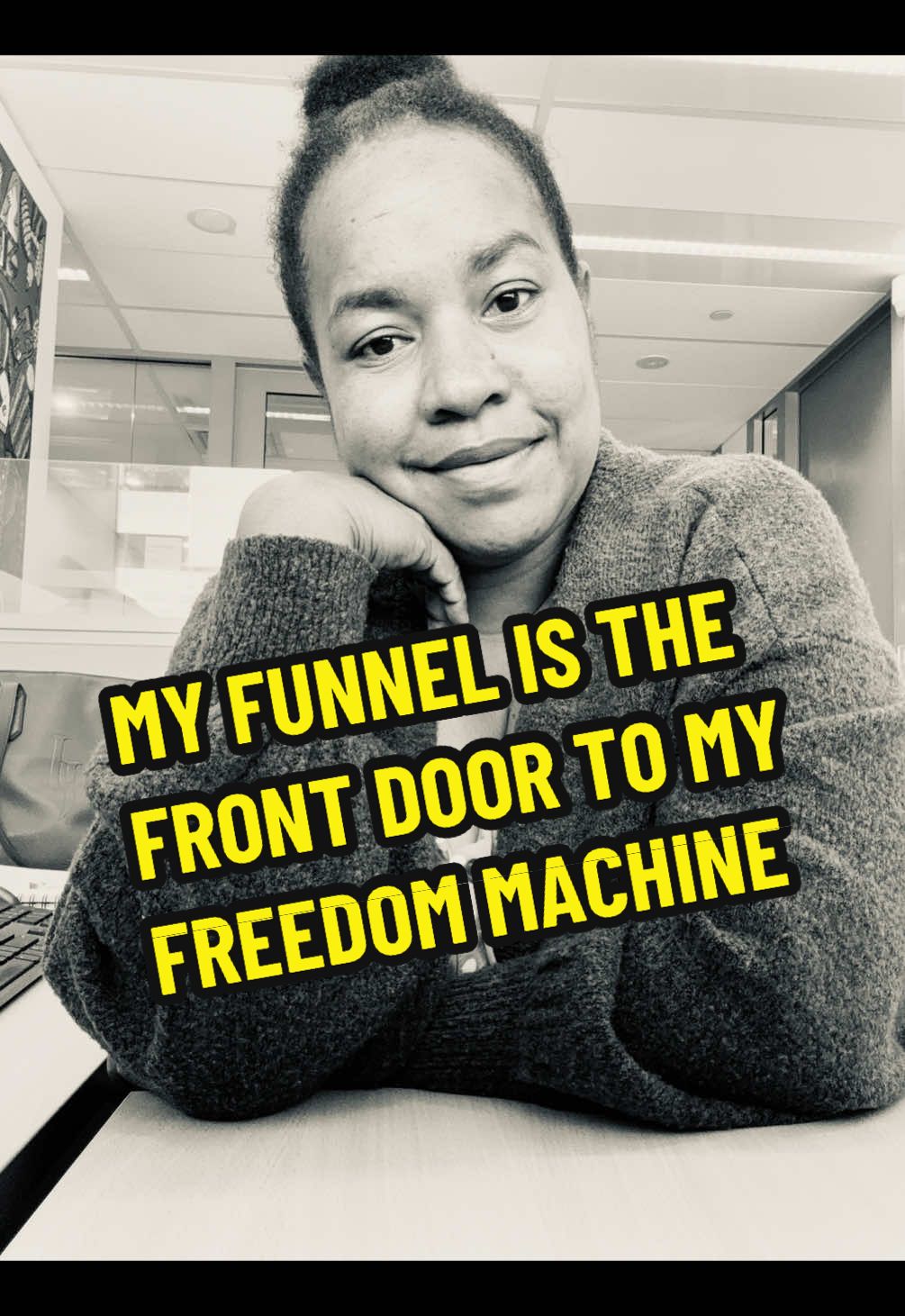 My funnel is my front door to my Freedom Machine and it is the first component. #makingmoneyonline #freedommachine #90dayschallenge #digitalmarketingcourse #howtomakemoneyontiktok 