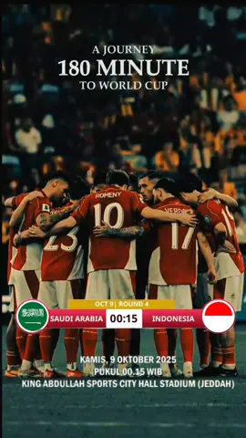 TIDAK ADA YANG TIDAK MUNGKIN   #TIMNASDAY  #indovsarab  #qualifikasipialadunia2026 