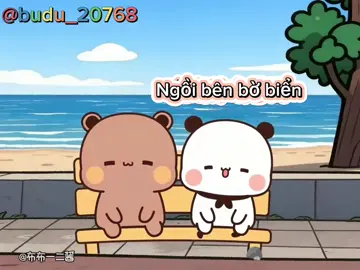 Bên bờ biển, chỉ cần có nhau là đủ 🌅 #fyp #viral #xuhuong #bubuanddudu #hpl_2025 