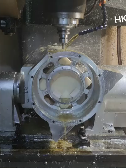 Pushing the limits of precision: 5-axis CNC machining for high-performance automotive engine components. This complex geometry, machined from a solid block of aluminum, would be impossible to achieve with traditional methods. 5-axis technology allows us to create these intricate, lightweight, and strong parts in a single setup, ensuring ultimate accuracy and repeatability for critical engine applications. It’s this level of manufacturing precision that enables the next generation of automotive innovation. #5AxisMachining #CNC #AutomotiveEngineering #EngineParts #PrecisionMachining #AdvancedManufacturing #Innovation