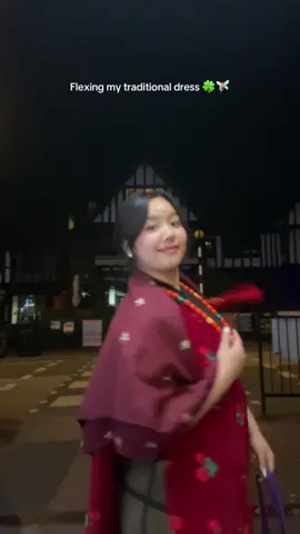 Only comfort dress I own #traditional #gurung #nepal #london #dashain25