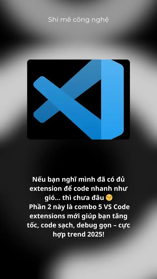 Phần 2 tổng hợp 5 extension VS Code đáng giá nhất 2025 mà dân dev chuyên nghiệp không thể bỏ qua — từ highlight lỗi real-time, test API, đến tối ưu code JS. Code nhanh, nhẹ, mượt, chuẩn hiệu suất. #DevTips #VSCode #Coding2025 #DeveloperLife #CodeFaster 