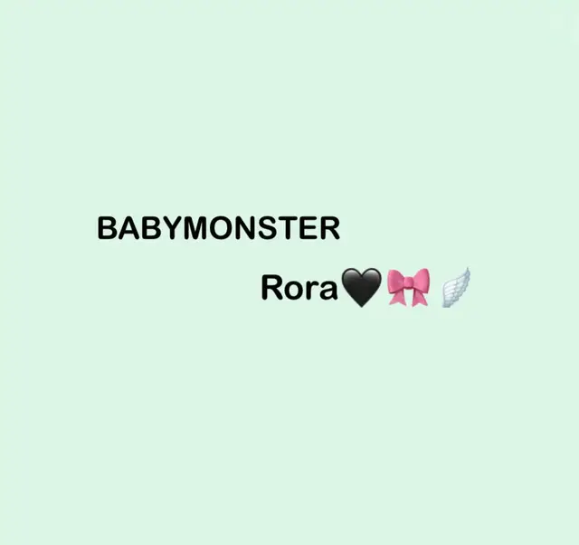 #@babymonster_yg #Rora #アイコン #壁紙 