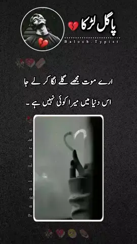 #sadline🥹💔 #urdupoetry #balochtypist 