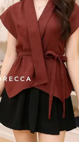 Outfit Wanita Sarang Top Atasan Wanita Lengan Pendek Orecca #outfitwantia #outfit #promoguncang1010 