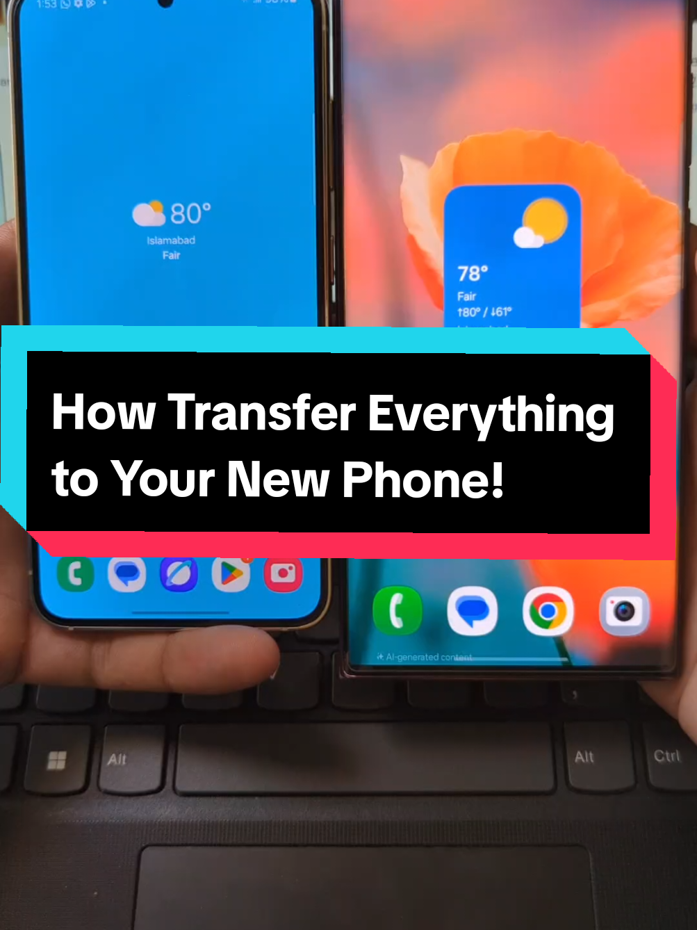 How Transfer Everything to Your New Phone in Minutes! #androidhacks #phone #android #data #transfer 