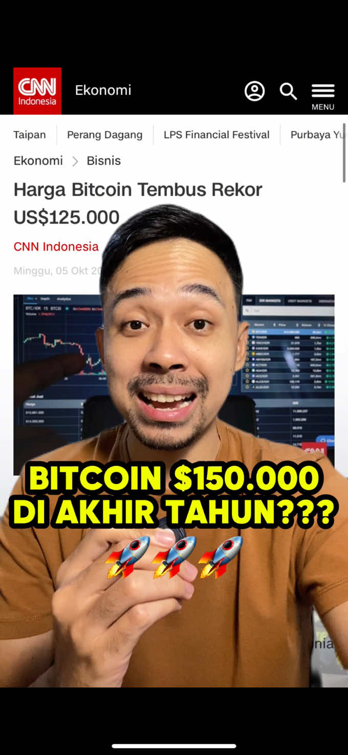 🔥 BITCOIN $150.000 DI AKHIR TAHUN??? . #bitcoin #bitcoinnews #crypto #tothemoon #investasicrypto 