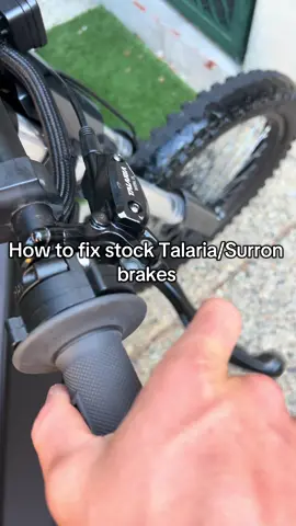 How to fix your stock brakes.  EMXPARTS.SHOP #viral #surron #talaria #talariax3 #fyp 