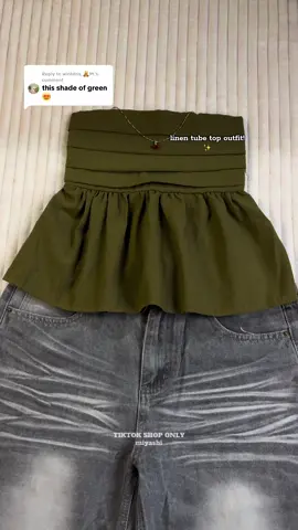 Replying to @winbliss_🧸୨ৎ Yeaah super pretty!🤩 #linentop #tubetop #topforwomen #womentop 