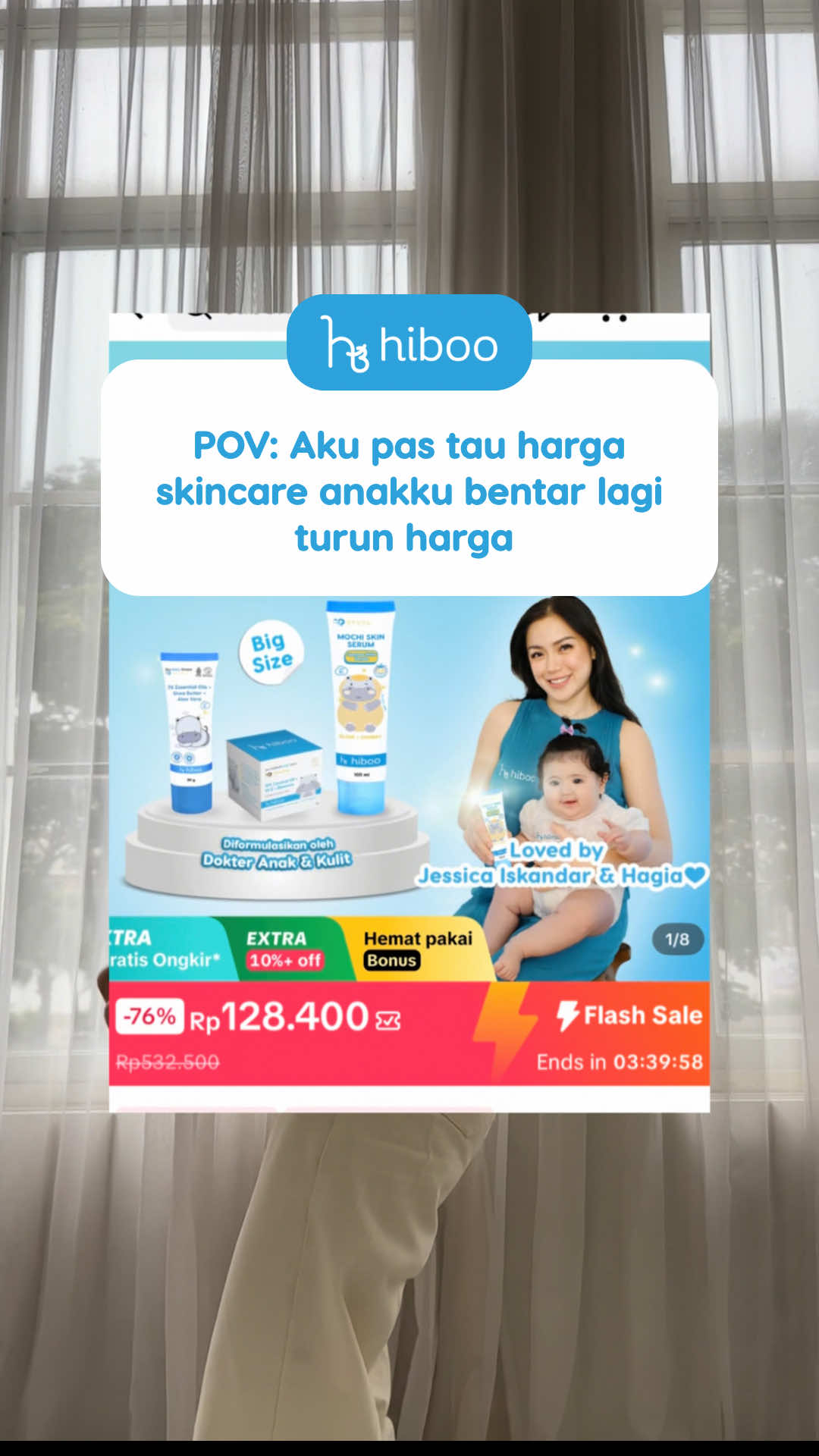 Wahhhh tinggal menghitung hari nih promo ambyar 10.10 Hiboo dimulai😍 jangan sampai kelewatan ya moms!! #hiboobaby #promo #skincareanak 