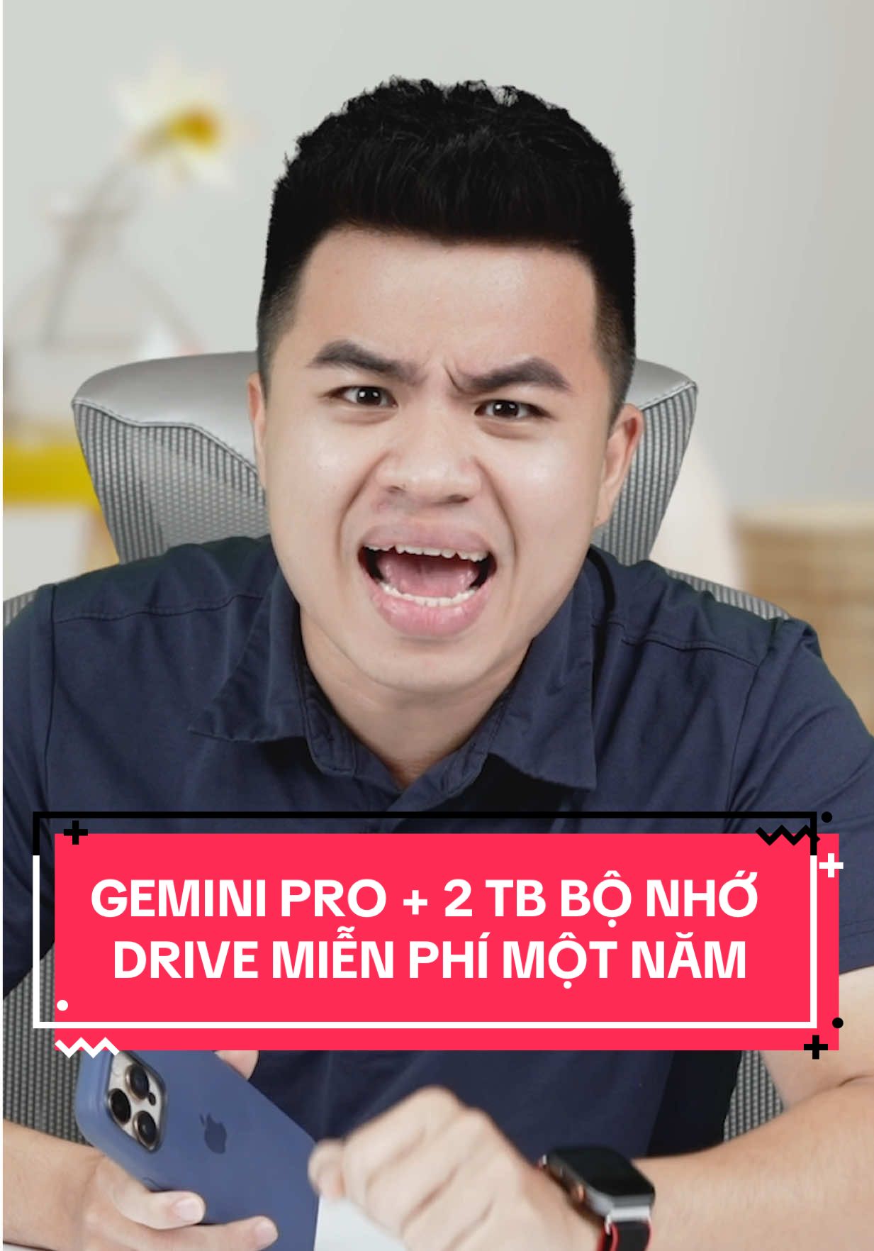 Cách để có Google AI Pro + 2 TB Drive miễn phí một năm 😄 #adminkha 