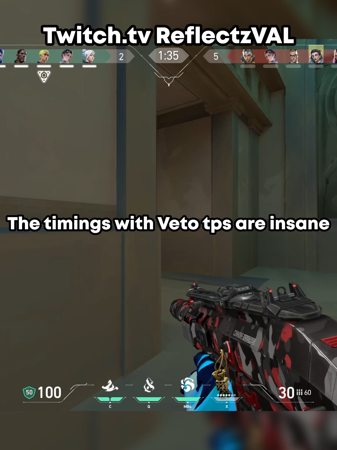 Veto timings can get crazy #Valorant #newagent #veto #lurk #fyp #tenz #leaf #VCT #ACE