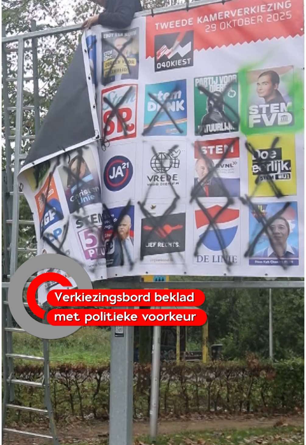 Ook een manier om de stemwijzer in te vullen.. 🖍️😅 #Eindhoven #nieuws #interview #Studio040 #Brabant #verkiezingen #politiek